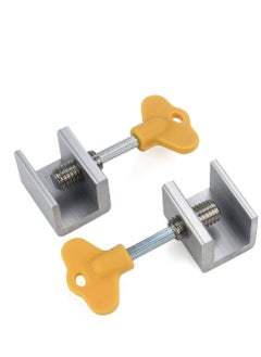XiuWoo 4 Pcs Adjustable Sliding Window Door Frame Security Locks with Key  - Image 4