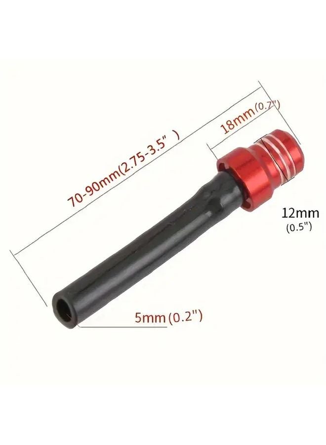 Red Motorcycle Fuel Cap Single Way Vent Aluminum Alloy For Motocross ATV Dirt Bike - Image 2