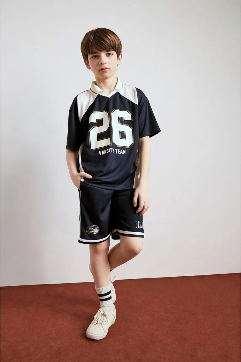 DeFacto Boy Regular Fit Printed Shorts