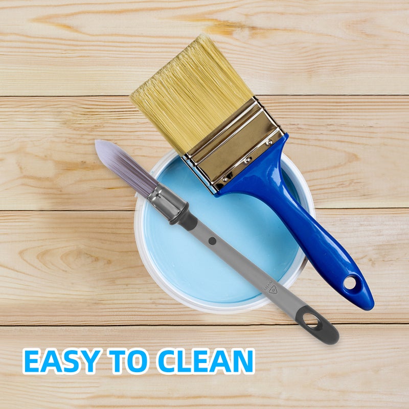 3pcs Chalked Paint Wax Brush: Furniture Chalk Ceramic Stencils Furniture Wax Painting Projects Paint Brushes For Chalk Painting - Image 2