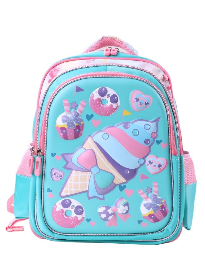 Riolio Girls Backpack, Kids School Bag, Elementary School Backpack, 3-in-1 Set with Lunch Bag and Pencil Case  - Image 2