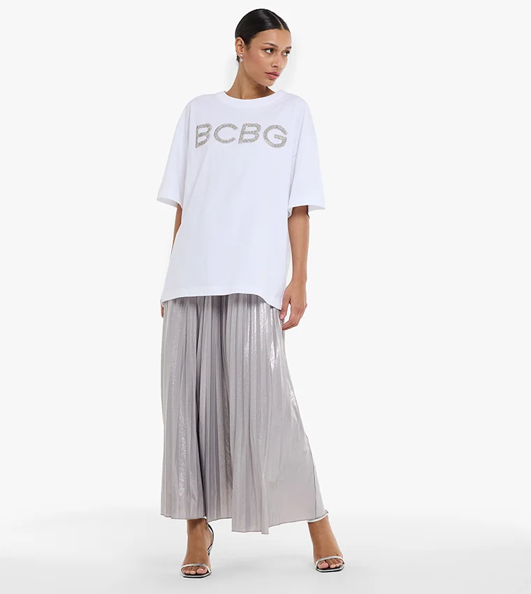 بي سي بي جي Embellished Logo Tee