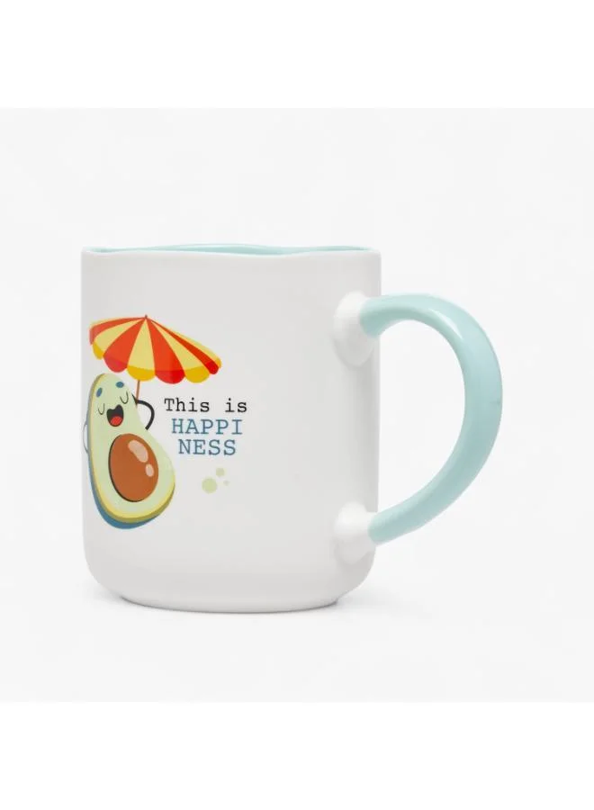 لايف ستايل Avocado Print Mug for All Ages - 380 ml