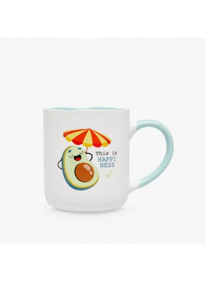 لايف ستايل Avocado Print Mug for All Ages - 380 ml
