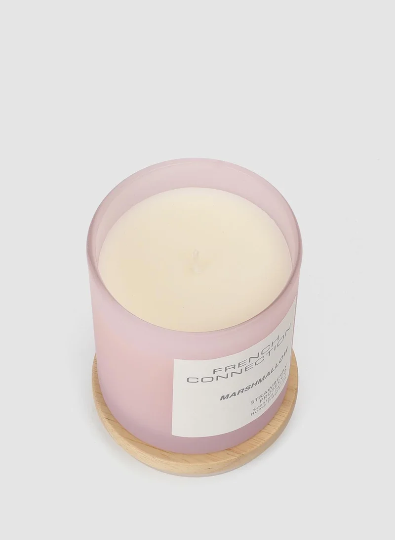 فرنش كونكشن شمعة بروسيكو الفراولة بنطاق باستيل - متوسطة