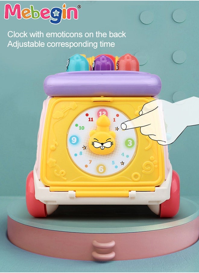 MEBEGIN - Pounding Toys For Toddlers Educational Toy Pull Along Bus Gopher Toy for Boys Girls Birthday Gift - Image 1