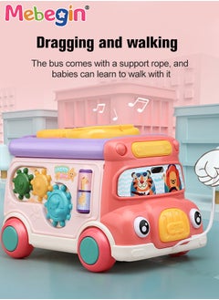 MEBEGIN Pounding Toys For Toddlers Educational Toy Pull Along Bus Gopher Toy for Boys Girls Birthday Gift  - Image 2