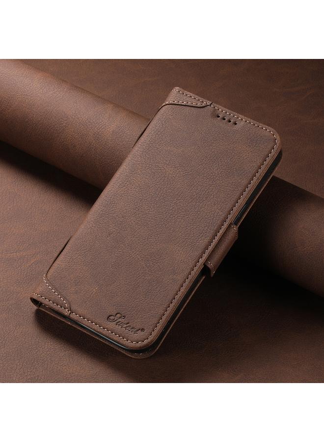 Suteni Case For iPhone 15 Pro SUTENI J07 Multifunctional Horizontal Flip Magsafe Leather Phone Case - Image 2