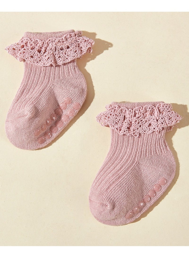 Children's Floor Socks Baby Non-Slip Socks 6 Pairs  - Image 4