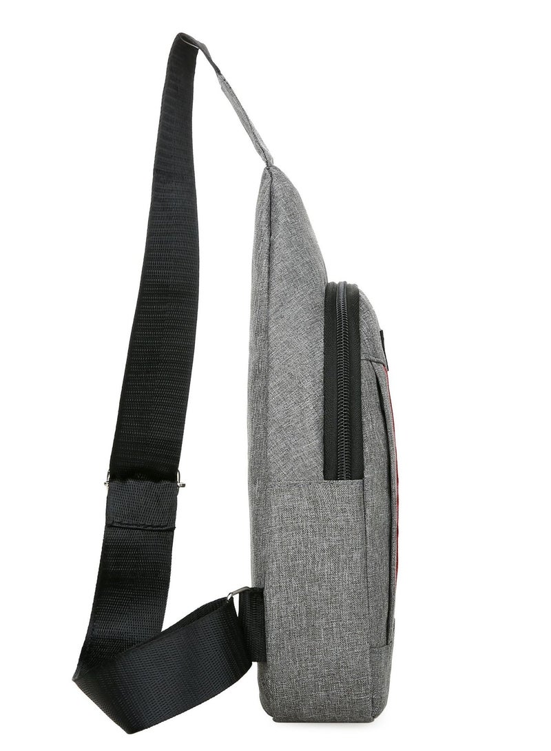 Generic Compact Waterproof Crossbody Bag Chest Bag With Buckle Adjustable Chest And Shoulder Bag For Travel Work Sports 30*16*6cm - Image 3