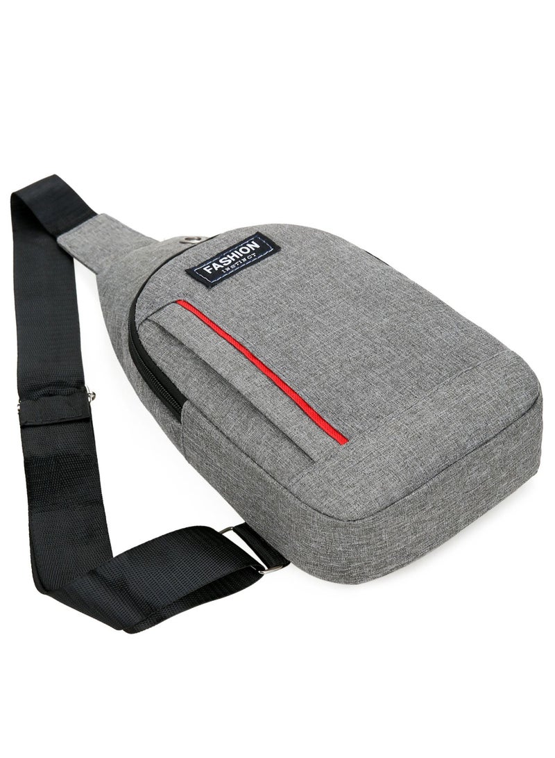 Generic Compact Waterproof Crossbody Bag Chest Bag With Buckle Adjustable Chest And Shoulder Bag For Travel Work Sports 30*16*6cm - Image 2
