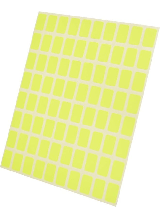 El Manar Compact High-Visibility Adhesive Label Sticker, 12x17 mm With Premium Material Suitable For Home, School And Office - Image 2