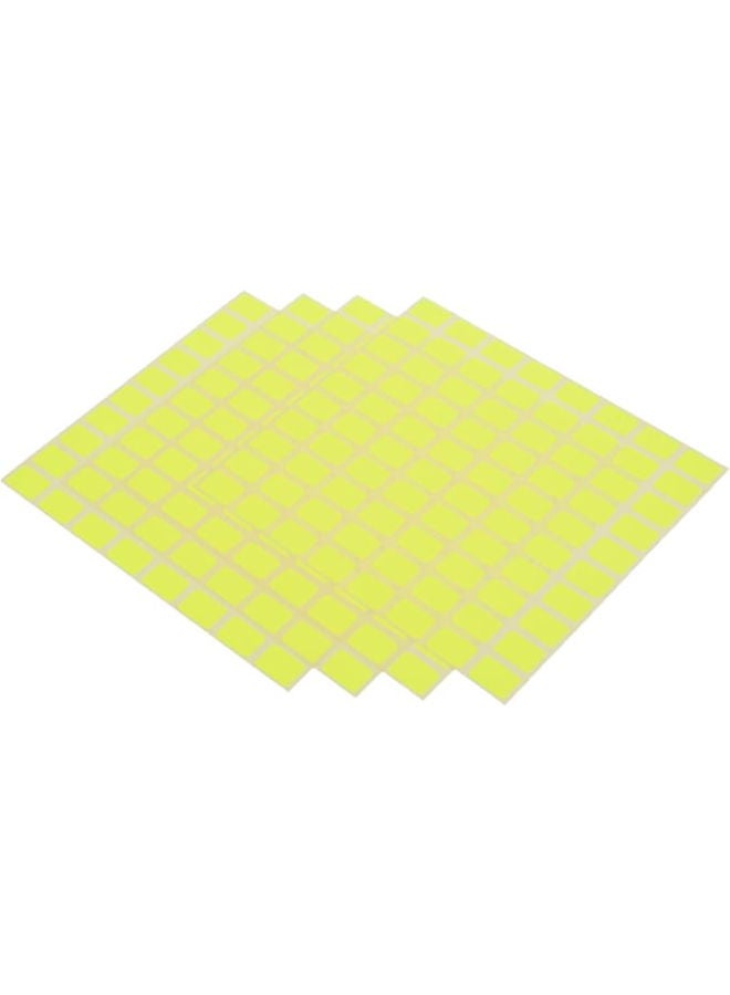 El Manar Compact High-Visibility Adhesive Label Sticker, 12x17 mm With Premium Material Suitable For Home, School And Office - Image 1