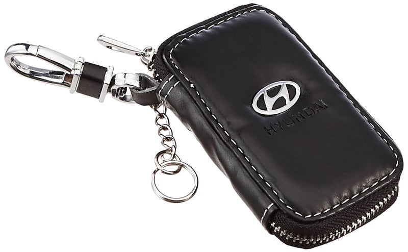 AUTOFRILL Premium Leather car Key Chain, Car Key Case, car Key Holder Protection, Car Keychain, Coin Holder, Auto Remote Keyring (Hyun-Dia) - Image 5
