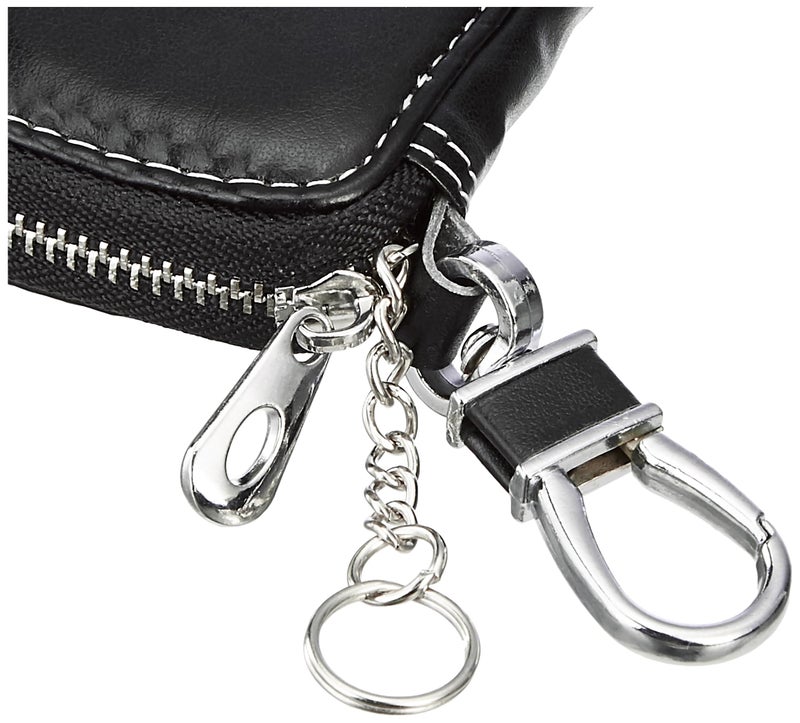 AUTOFRILL Premium Leather car Key Chain, Car Key Case, car Key Holder Protection, Car Keychain, Coin Holder, Auto Remote Keyring (Hyun-Dia) - Image 3