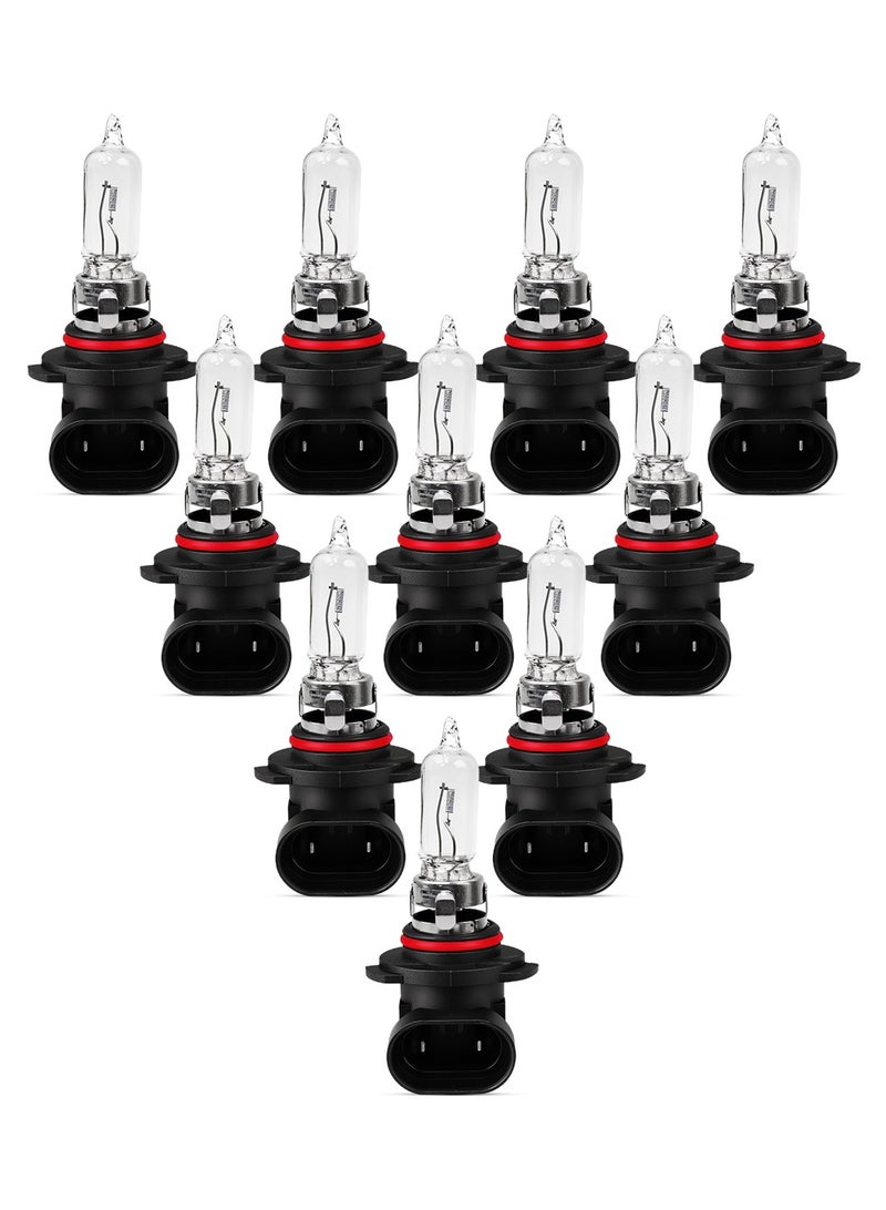 Loquat FEEMA 9005 12V 65W Halogen Headlight Bulbs Superior Night Driving with Premium Quartz Glass Construction 10PCS BL10766 - Image 1