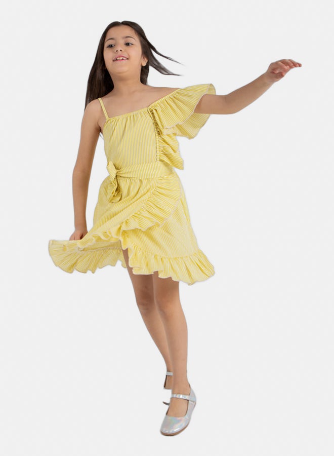 ناناز فستان Raye بكتف واحد   بنت - Image 3