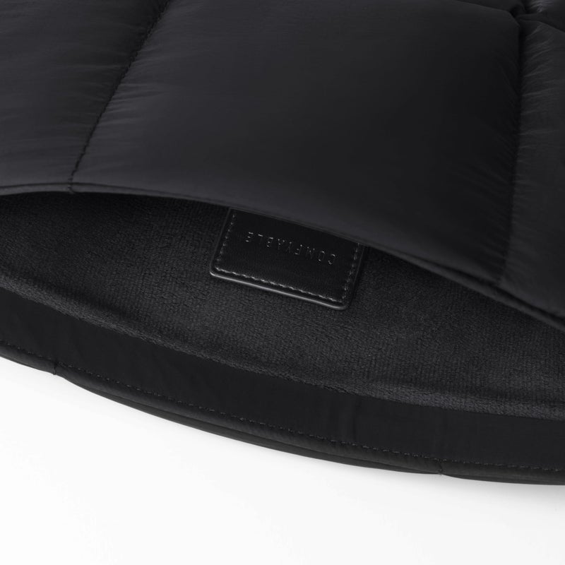 Comfyable Puffy Laptop Sleeve 15 16 Inch, Quilted Puffer Laptop Carrying Case for Women, Pillow Pouch Compatible for MacBook Air M5 & MacBook Pro M5 Pro/Max 2026, Black - Image 4