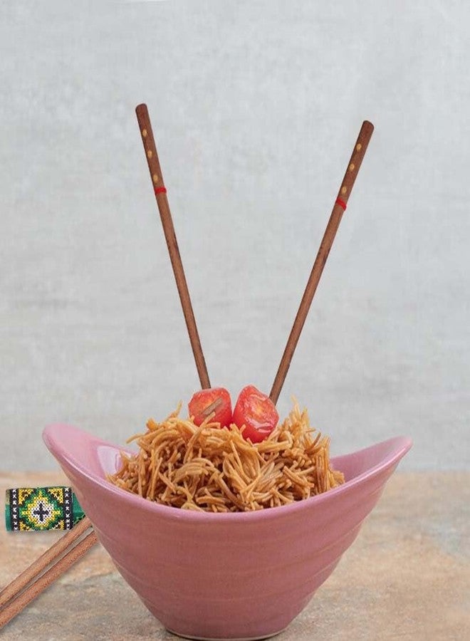 Baal Reusable Chopsticks | Eating Non-Slip Chopstick | Beginners Chopsticks, Dishwasher Safe for Sushi, Noodles, Fried Rice (M 2) - Image 5