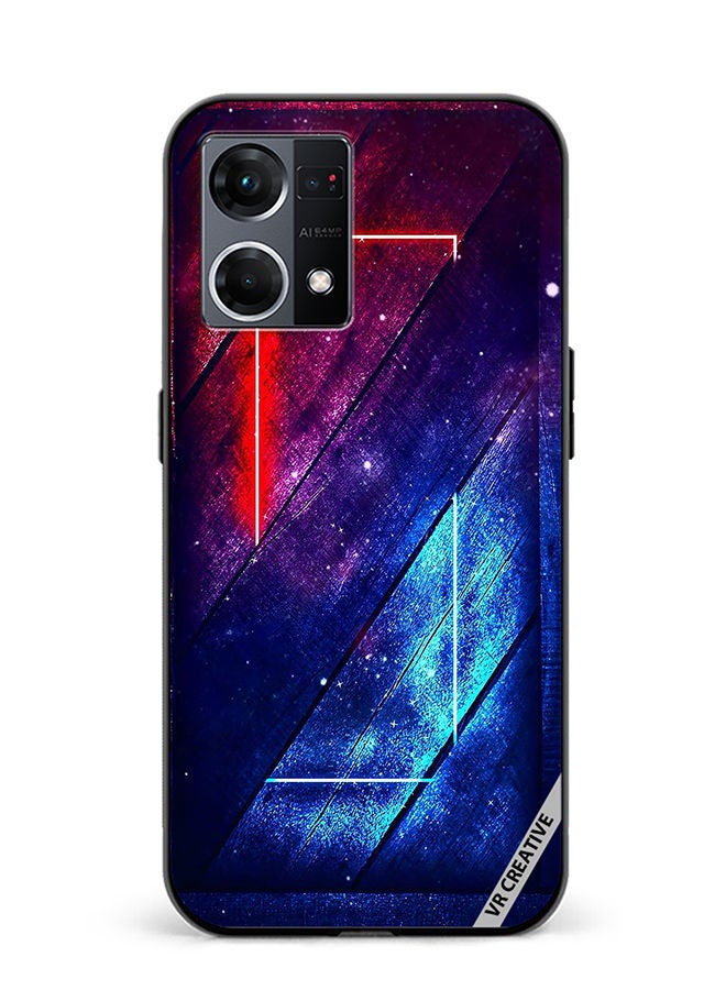 VR CREATIVE Protective Case Cover For Oppo Reno8 4G Design Multicolour - Image 1