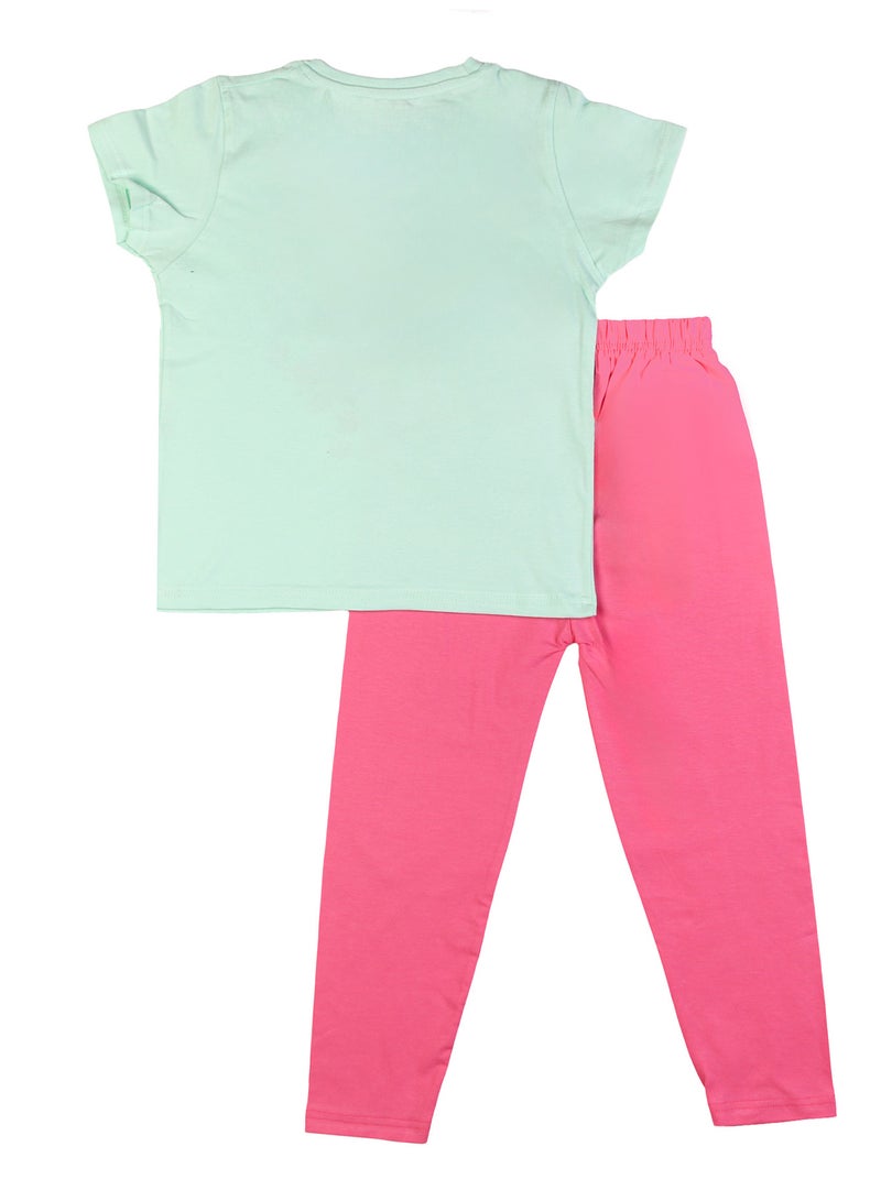 Zercon Summer Pajama Set for Girls - Image 3