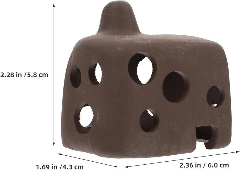 Advanced minimal build COHEALI 3pcs Irregular Porous Ceramic Fish Tank Shelter Cave for Aquarium Shrimp Breeding Hideout Small Fish Tank Landscape Decoration Practical design alternatives - Image 2