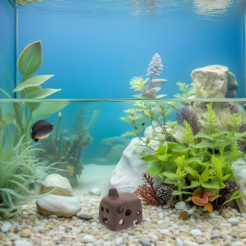 Advanced minimal build COHEALI 3pcs Irregular Porous Ceramic Fish Tank Shelter Cave for Aquarium Shrimp Breeding Hideout Small Fish Tank Landscape Decoration Practical design alternatives - Image 5