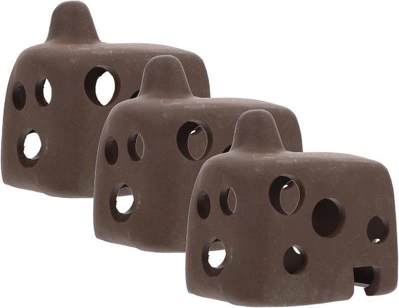 Advanced minimal build COHEALI 3pcs Irregular Porous Ceramic Fish Tank Shelter Cave for Aquarium Shrimp Breeding Hideout Small Fish Tank Landscape Decoration Practical design alternatives - Image 1