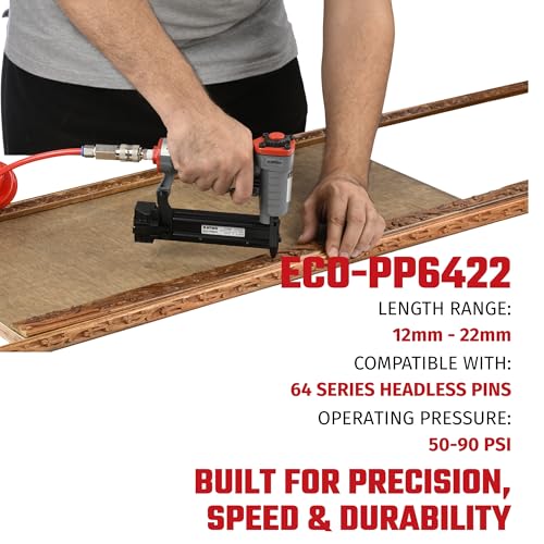 Kaymo ECO-PP6422 Pneumatic Air Pinner Metal Grey 64 Series 12-22MM - Image 3