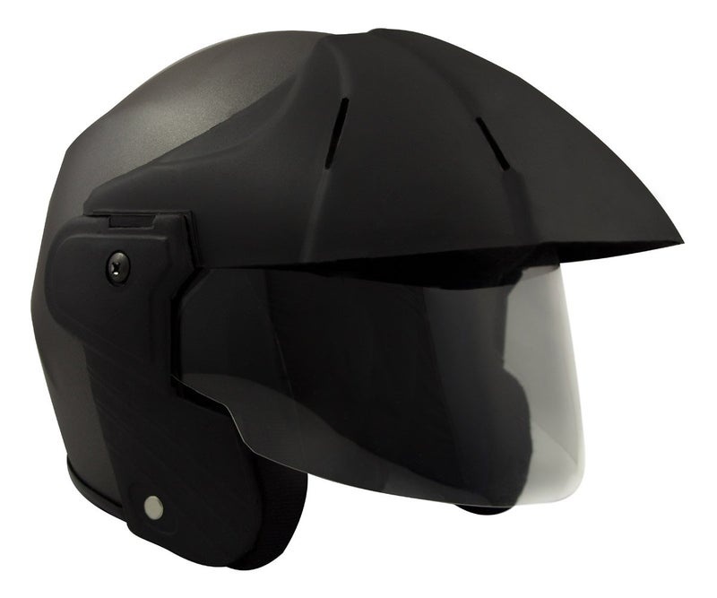 Sage Square Open Face Helmet for Scooty (XL, Grey Matte), ABS - Image 1