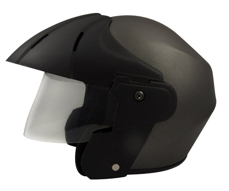 Sage Square Open Face Helmet for Scooty (XL, Grey Matte), ABS - Image 4