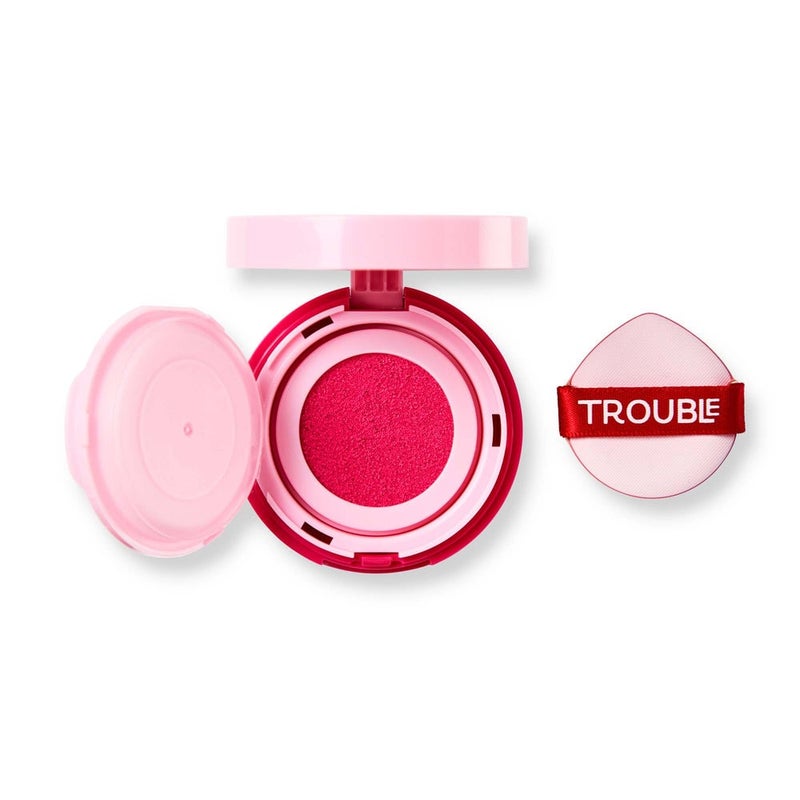 Trouble Maker Press Play Blush Cushion Non Stop Hot Pink - Image 1