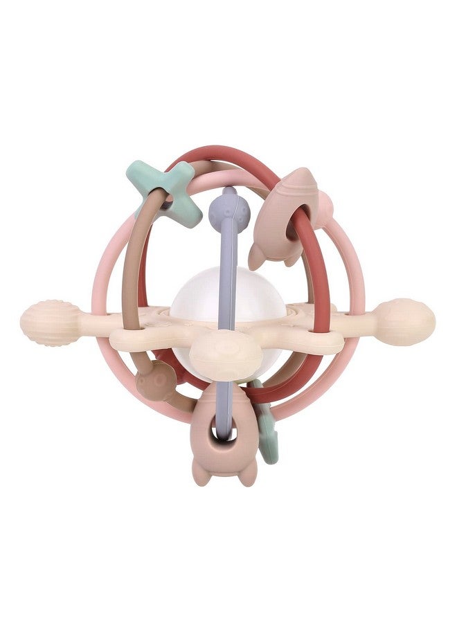 PandaEar Baby Sensory Toys 3 4 5 6 Months, Silicone Montessori Toys, Baby Teething Toy, Infant Rattle Teether Chew Toy Teething Ball Developmental Toy for Babies 0-6 Months 6 to 12 Months - Image 4