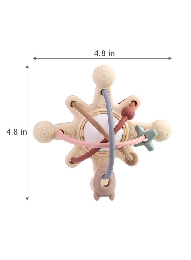 PandaEar Baby Sensory Toys 3 4 5 6 Months, Silicone Montessori Toys, Baby Teething Toy, Infant Rattle Teether Chew Toy Teething Ball Developmental Toy for Babies 0-6 Months 6 to 12 Months - Image 1