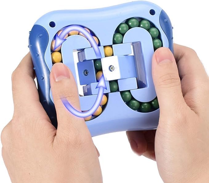 ANAB GIAB Magic Bean Cube Toys Rotating Decompression Square Small Beads Magic Cube Children's Puzzle Decompression Special Shape Magic Cube Ball Game Creative Toys, Multi Colour - Image 1