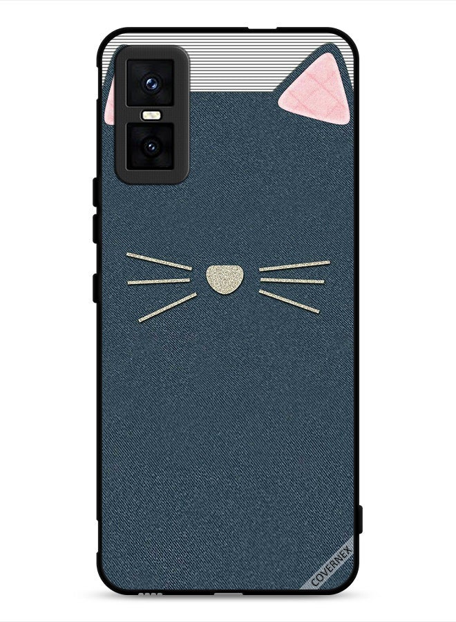 Covernex Infinix GT 30 Pro Protective Case Cover Cat Art Leather Pattern - Image 1