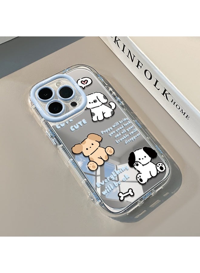 NIBEMINENT Cute Puppy Protective TPU Case Cover For iPhone 15 Plus - Image 2