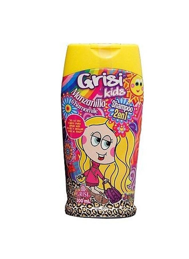 Grisi Manzanilla Kids Shampoo for Girls | Lightening Shampoo with Chamomille Extract, No Tears Hair Product for Light and Shiny Hair; 10.1 Fl Ounces 