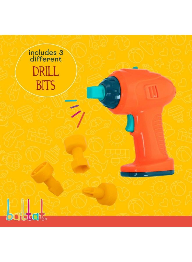 BATTAT Takeapart Crane Takeapart Toy Crane Truck With Toy Drill Building Toys For Kids 3 Years + (33Pcs) Dark Blue - Image 5