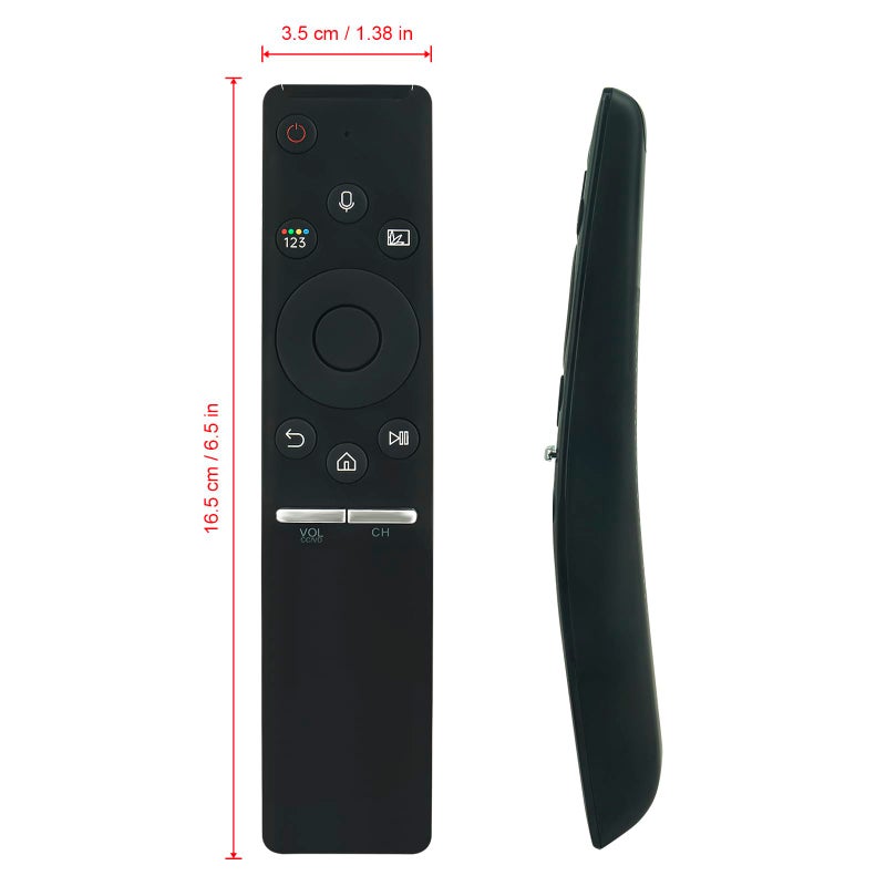 econtrolly New BN59-01298G RMCSPM1AP1 Voice Remote Fits for Samsung BN59-01300F BN59-01300J BN59-01300H BN59-01298G BN59-01298H for TV QA75Q7FNAW Q6 Q7 Q8 GQ55Q6FNGT GQ65Q7FNGT QE65Q7FN GQ82Q6FNGT GQ65Q6FNGT - Image 3