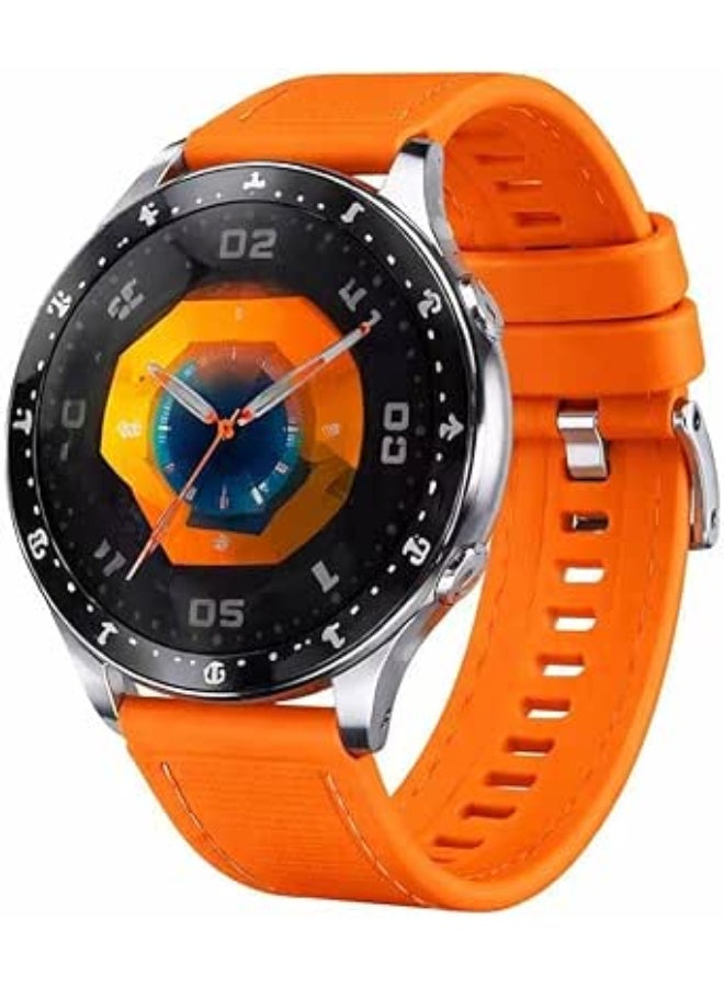 ECO Official 20 mm Braid Nylon Silicone Strap, Quick Release Watch Straps for Men and Women, Skin-friendly, Soft, Replacement for 20 mm Compatible with Amazfit/Huawei/MI/Fossil/samsung (Orange) - Image 1