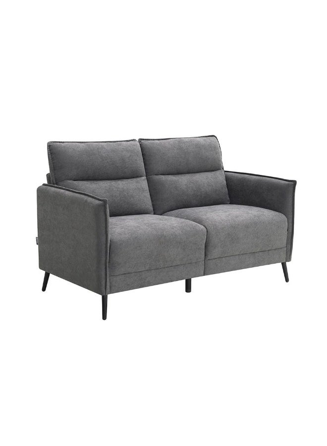 DANUBE HOME Aisha 2 Setaer Fabric Sofa - Grey - Image 2