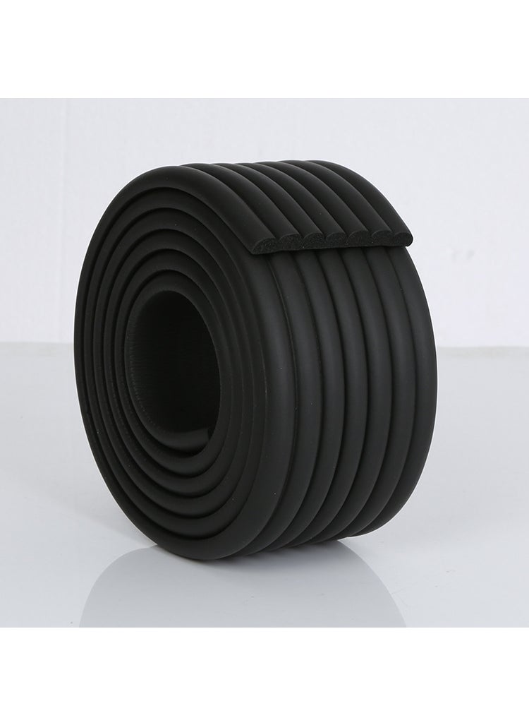 Generic Money 2 M W-shaped kindergarten corner anti-collision strip baby soft bag home protection strip childrens anti-collision corner wholesale Black 