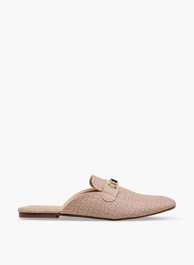 فلورا بيلا من شو إكسبرس Women Monogram Print Mules