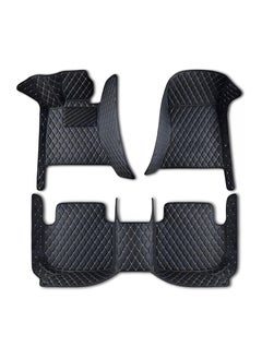 WINCA Car Floor Mats Compatible With Toyota camry 2006 - 2011 PVC Leather Floor Mat Non-slip Foot Mats Weather Color Available (Silver)  - Image 1