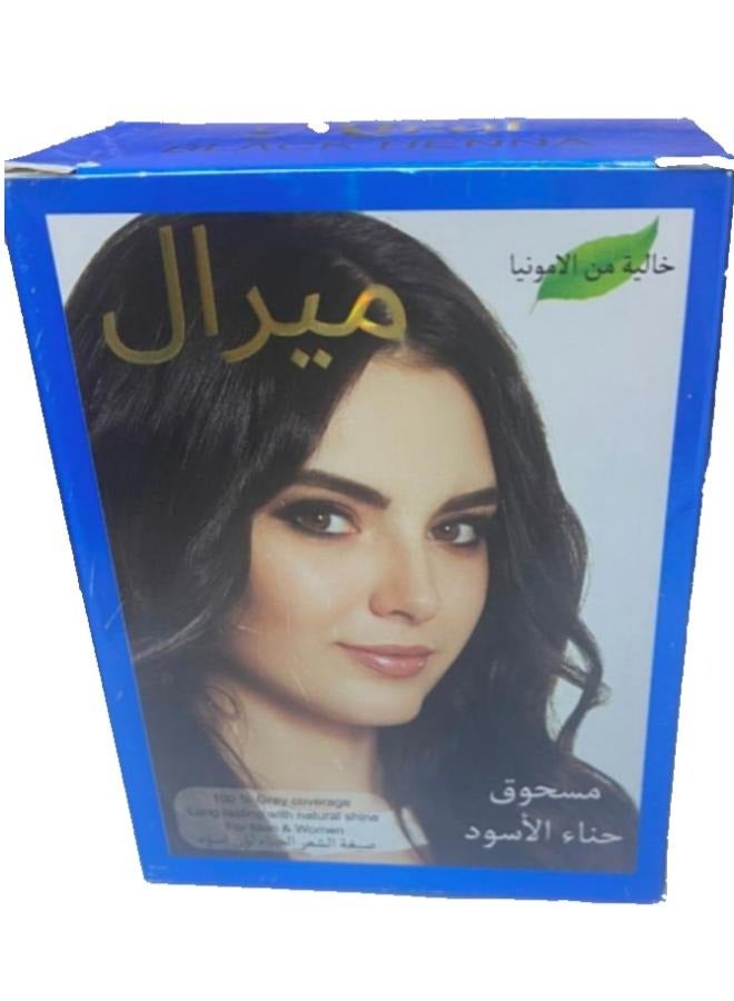 ميرال صبغة شعر حناء اسود 60 غرام - Image 2