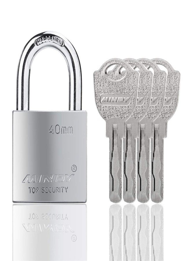 Mindy 40mm Heavy Duty Lock Warehouse Waterproof Keyed Padlock High Security Padlock with 4 Keys - Image 1