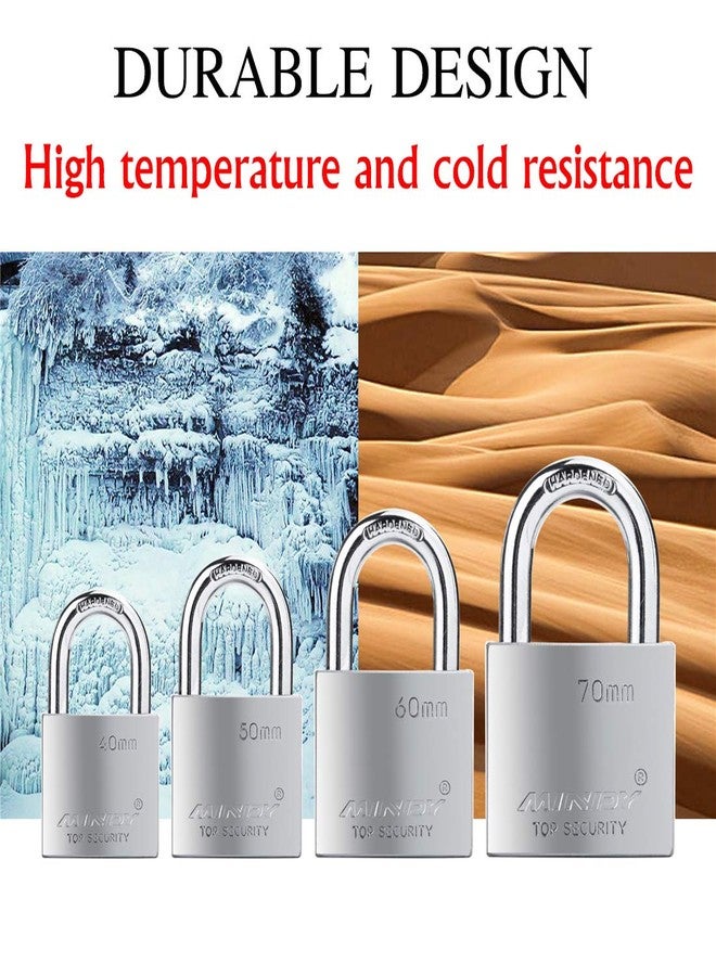 Mindy 40mm Heavy Duty Lock Warehouse Waterproof Keyed Padlock High Security Padlock with 4 Keys - Image 4