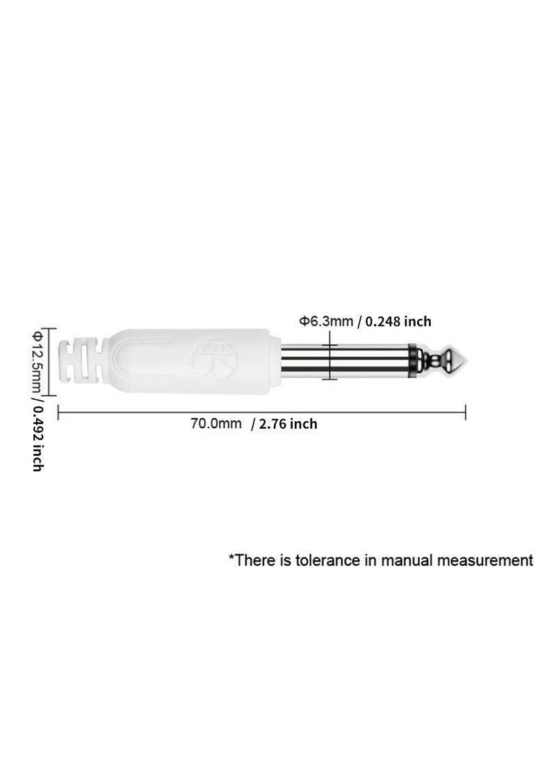 Generic 6M Guitar Cable – Dual Straight Plugs, Model IC-241, Macaron Colors, For Guitar & Bass  - Image 4