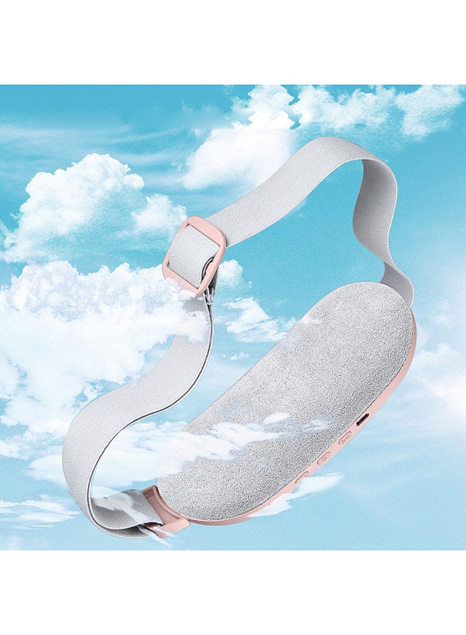 Generic Portable Cordless Heating Pad Electric Waist Belt Device Fast Heating 3 Temperature Modes 4 Vibration Massage Speeds for Back Pain Relief USB Charging Belly Heating Pad for Girls and Women  - Image 5